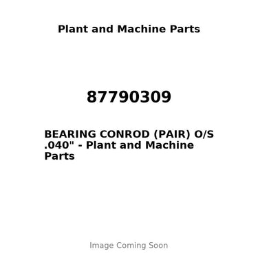 87790309 - BEARING CONROD (PAIR) O/S .040"