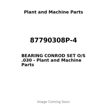 87790308P-4 - BEARING CONROD SET O/S .030
