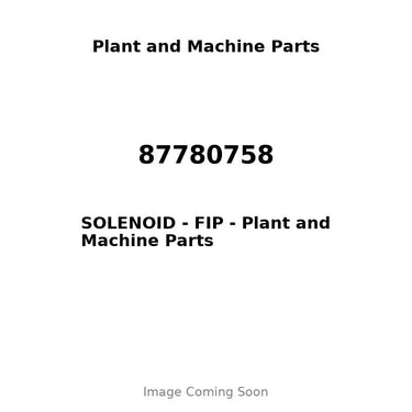 87780758 - SOLENOID - FIP