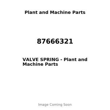 87666321 - VALVE SPRING