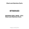 87569103 - BEARING PAIR, MAIN - STD