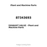 87343693 - EXHAUST VALVE