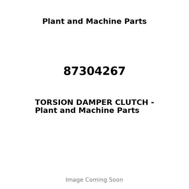 87304267 - TORSION DAMPER CLUTCH