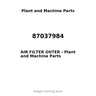 87037984 - AIR FILTER OUTER