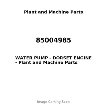 85004985 - WATER PUMP - DORSET ENGINE