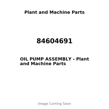 84604691 - OIL PUMP ASSEMBLY