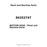 84352747 - BOTTOM HOSE
