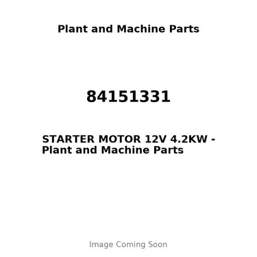 84151331 - STARTER MOTOR 12V 4.2KW