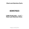 83957023 - CORE PLUG (SS) - 1-1/2''