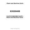 83930408 - CLUTCH DRIVING PLATE