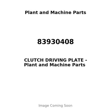 83930408 - CLUTCH DRIVING PLATE