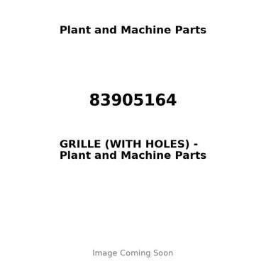 83905164 - GRILLE (WITH HOLES)