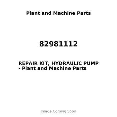 82981112 - REPAIR KIT, HYDRAULIC PUMP