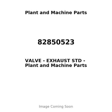 82850523 - VALVE - EXHAUST STD