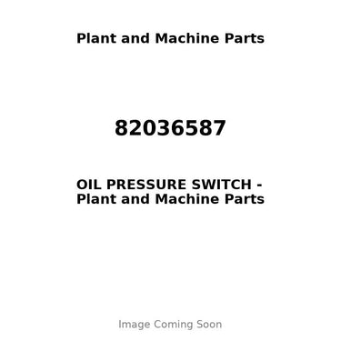 82036587 - OIL PRESSURE SWITCH