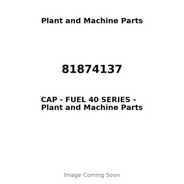 81874137 - CAP - FUEL 40 SERIES