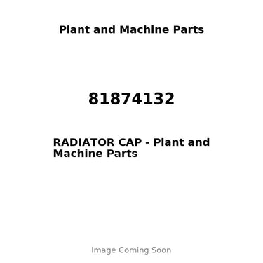 81874132 - RADIATOR CAP