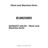 81865085 - EXHAUST VALVE