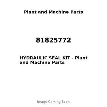 81825772 - HYDRAULIC SEAL KIT