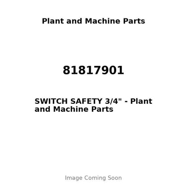 81817901 - SWITCH SAFETY 3/4"