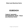 81803424 - THRUST WASHER - DIFFERENTIAL GEAR