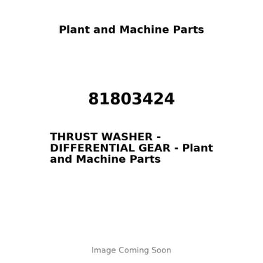 81803424 - THRUST WASHER - DIFFERENTIAL GEAR