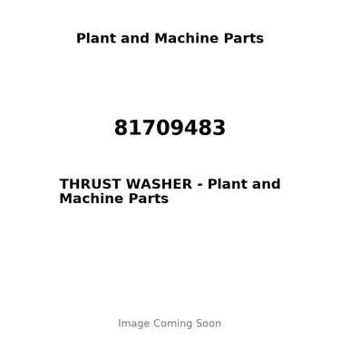 81709483 - THRUST WASHER