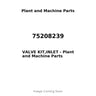 75208239 - VALVE KIT,INLET