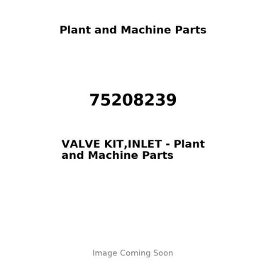 75208239 - VALVE KIT,INLET
