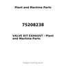 75208238 - VALVE KIT EXHAUST