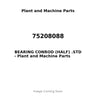75208088 - BEARING CONROD (HALF) .STD