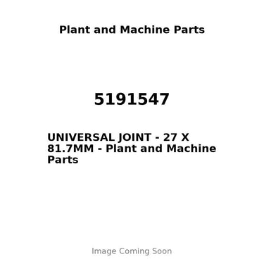 5191547 - UNIVERSAL JOINT - 27 X 81.7MM