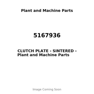 5167936 - CLUTCH PLATE - SINTERED