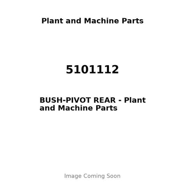 5101112 - BUSH-PIVOT REAR