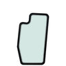 Yanmar VIO20-6A – VIO25-6A Mini Excavator Lower Door Glass Front Section