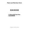O Ring JCB Part No: 828/00369