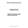 336/F2719 JCB Loadall Steering Knuckle