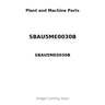 SBAU5ME0030B - BEARING SET, CONROD - .020''