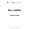 SBAU5MB0025A - BEARING SET, MAIN - STD