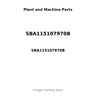 SBA115107970B - PISTON RING SET - .50MM