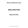 SBA115017581 - PISTON, PIN & RING KIT - STD