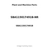 SBA115017491B-NR - PISTON, PIN & CLIPS - .50MM