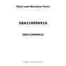 SBA110996910 - GASKET, SUMP