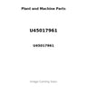 U45017961 - PUMP, WATER