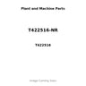 T422516-NR - PISTON BODY, PIN AND CLIPS