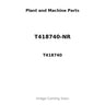 T418740-NR - PISTON BODY, PIN AND CLIPS O/S 0.5MM