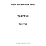 T417713 - VALVE SPRING - INLET & EXHAUST