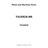 T410926-NR - PISTON BODY, PIN AND CLIPS O/S .50MM