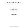 T405475 - GASKET - OIL COOLER