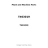 T403019 - BOTTOM GASKET KIT